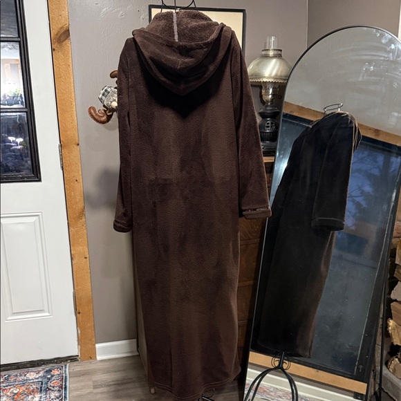 Charter Club Brown Hooded Robe Set - Picture 3 of 5